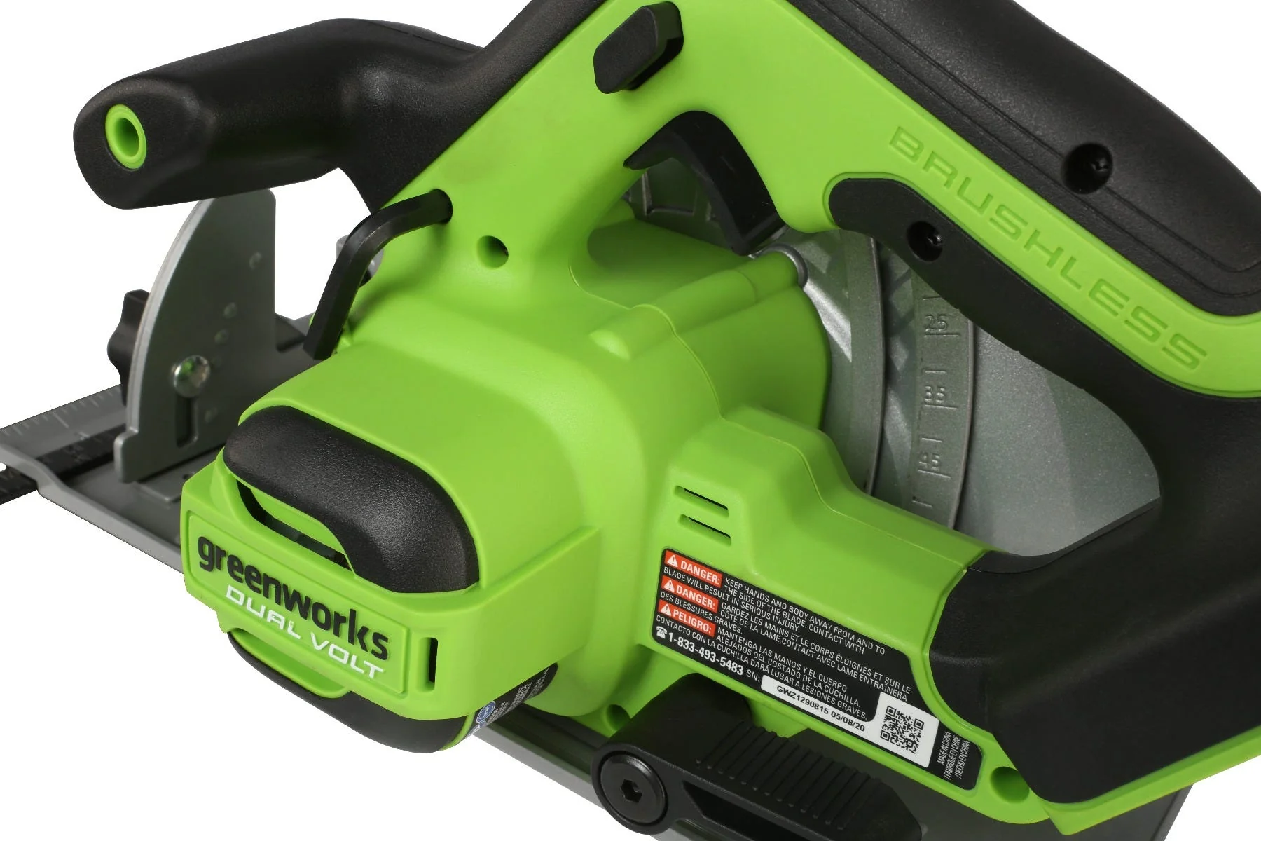 48V/24V Dual-Volt 7-1/4" Circular Saw Tool Only | 24CS45 - Image 11