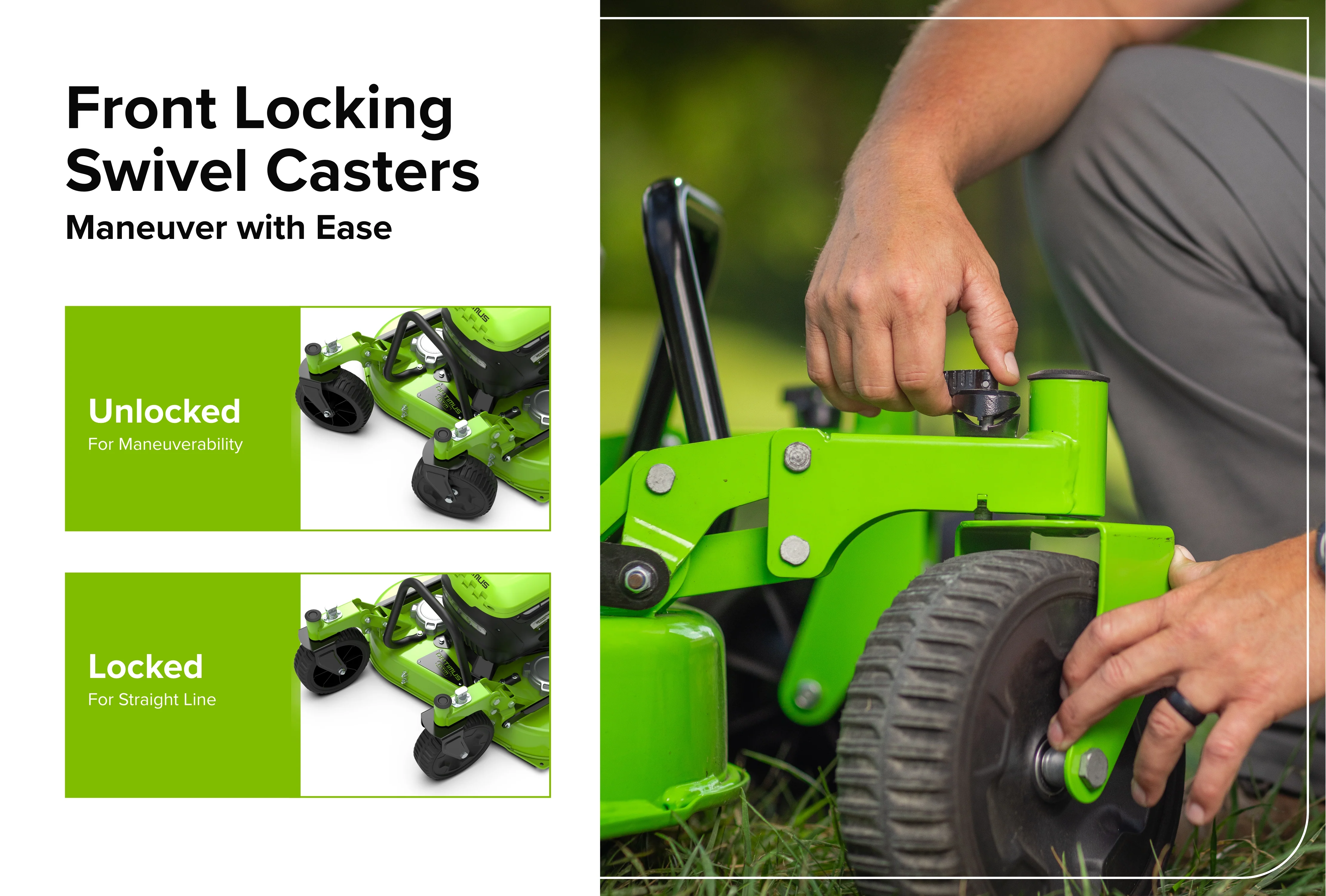 82V OPTIMUS ATM 30" Self-propelled Mower with Swivel Casters | ATM30C - Image 7