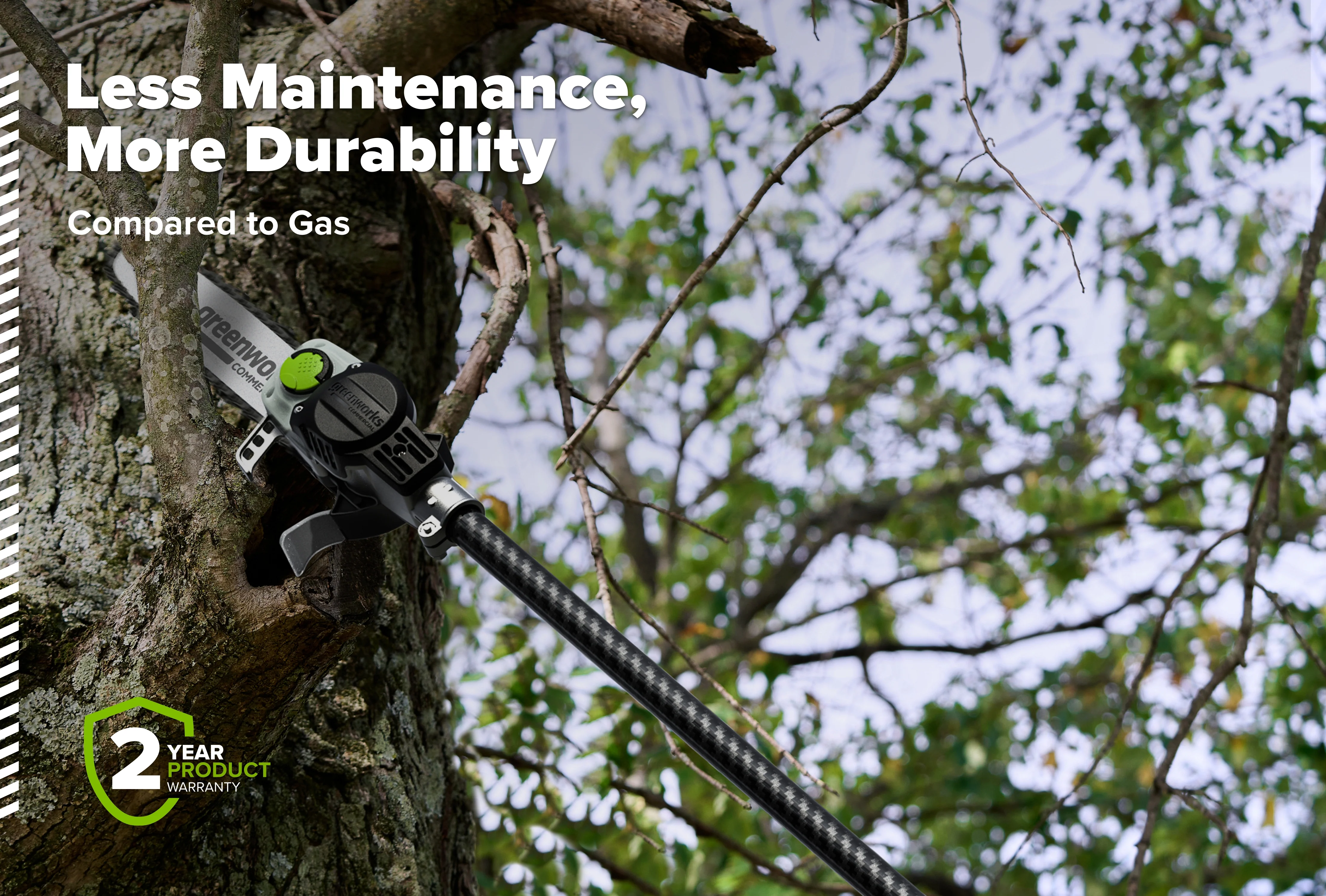 82V OPTIMUS 10" Polesaw with Carbon Fiber Shaft  | OPS300T - Image 8