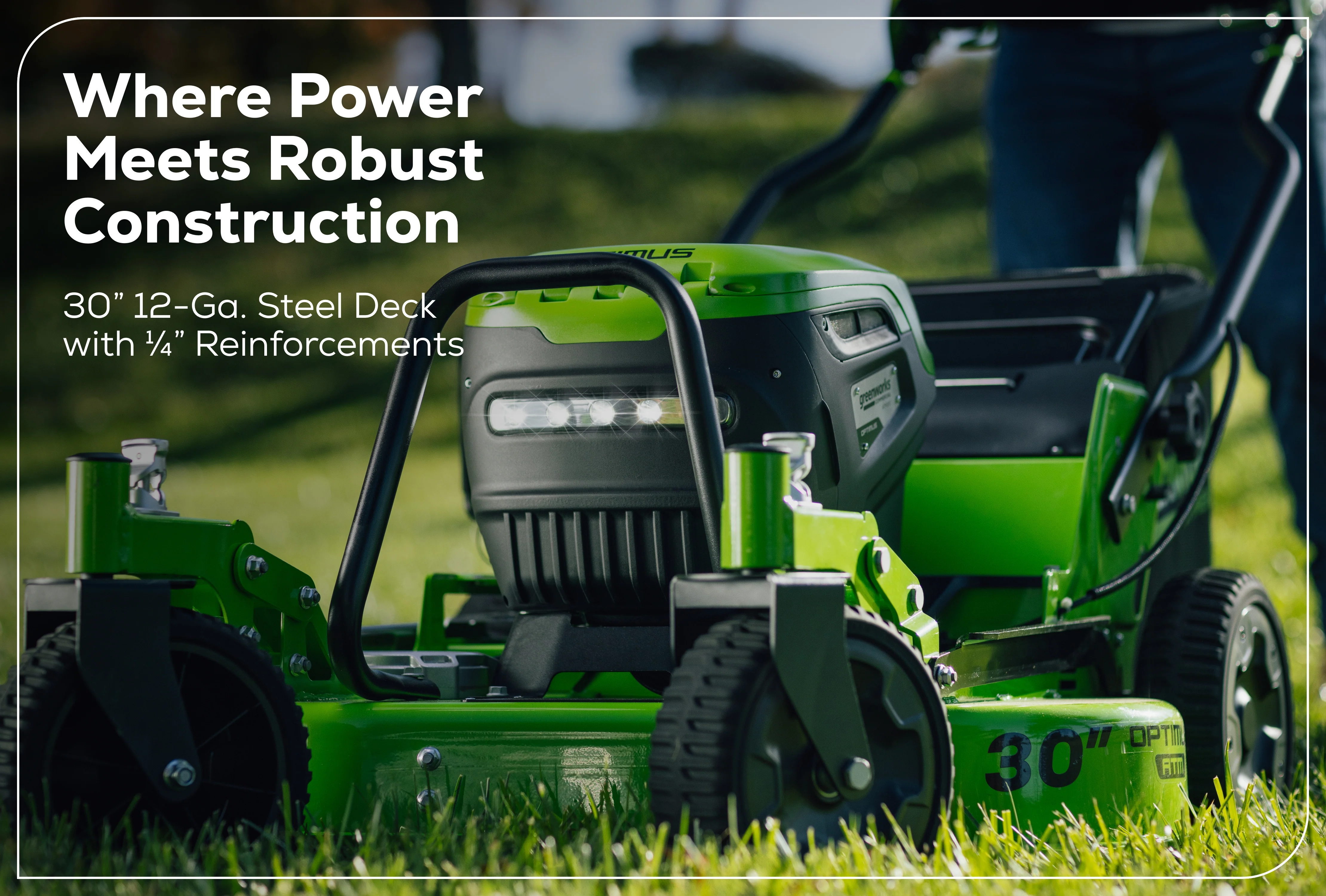 82V OPTIMUS ATM 30" Self-propelled Mower with (3) CORE530 Batteries and DP Charger| ATM30C-C5DP - Image 10