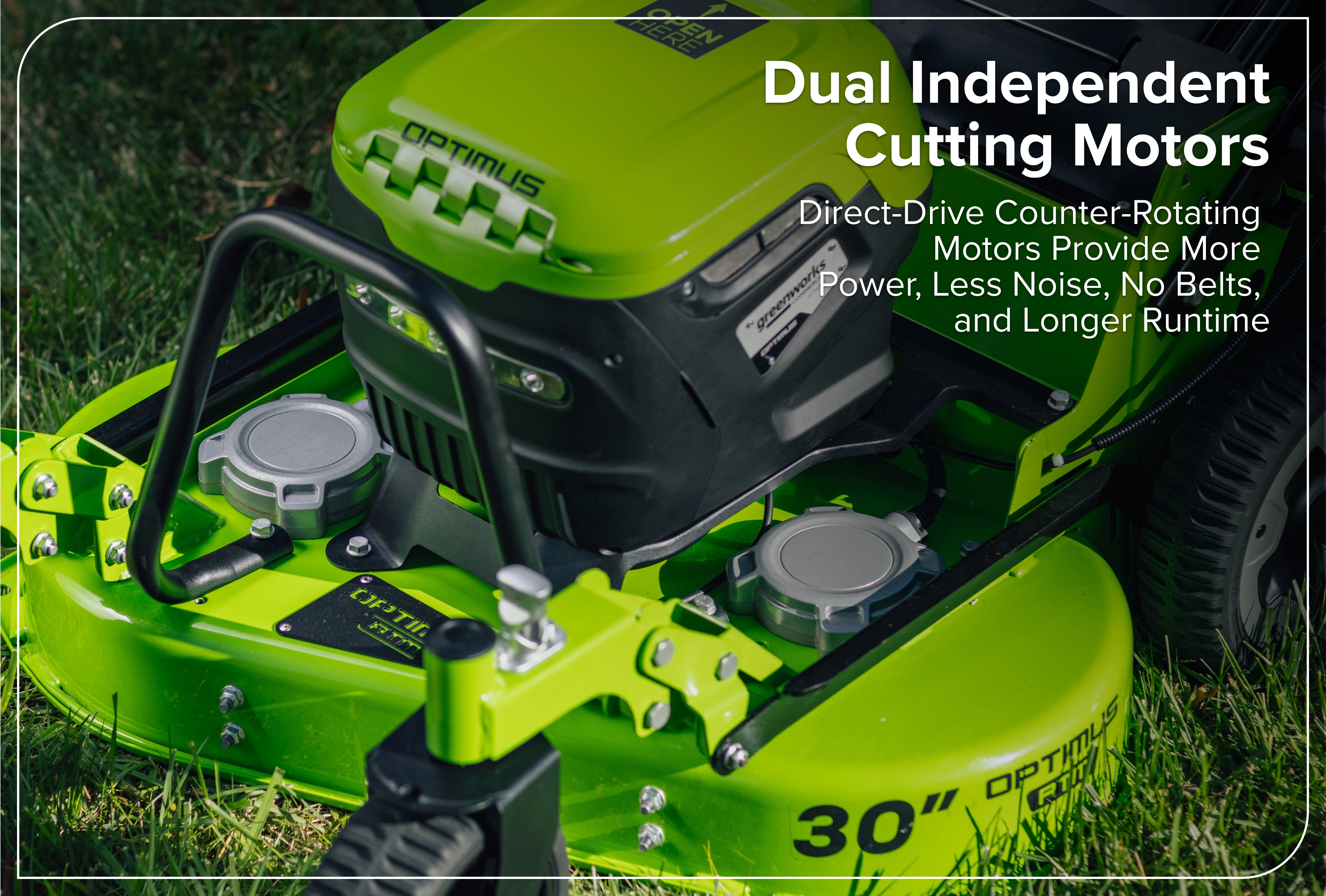 82V OPTIMUS ATM 30" Self-propelled Mower with (3) CORE530 Batteries and DP Charger| ATM30C-C5DP - Image 11