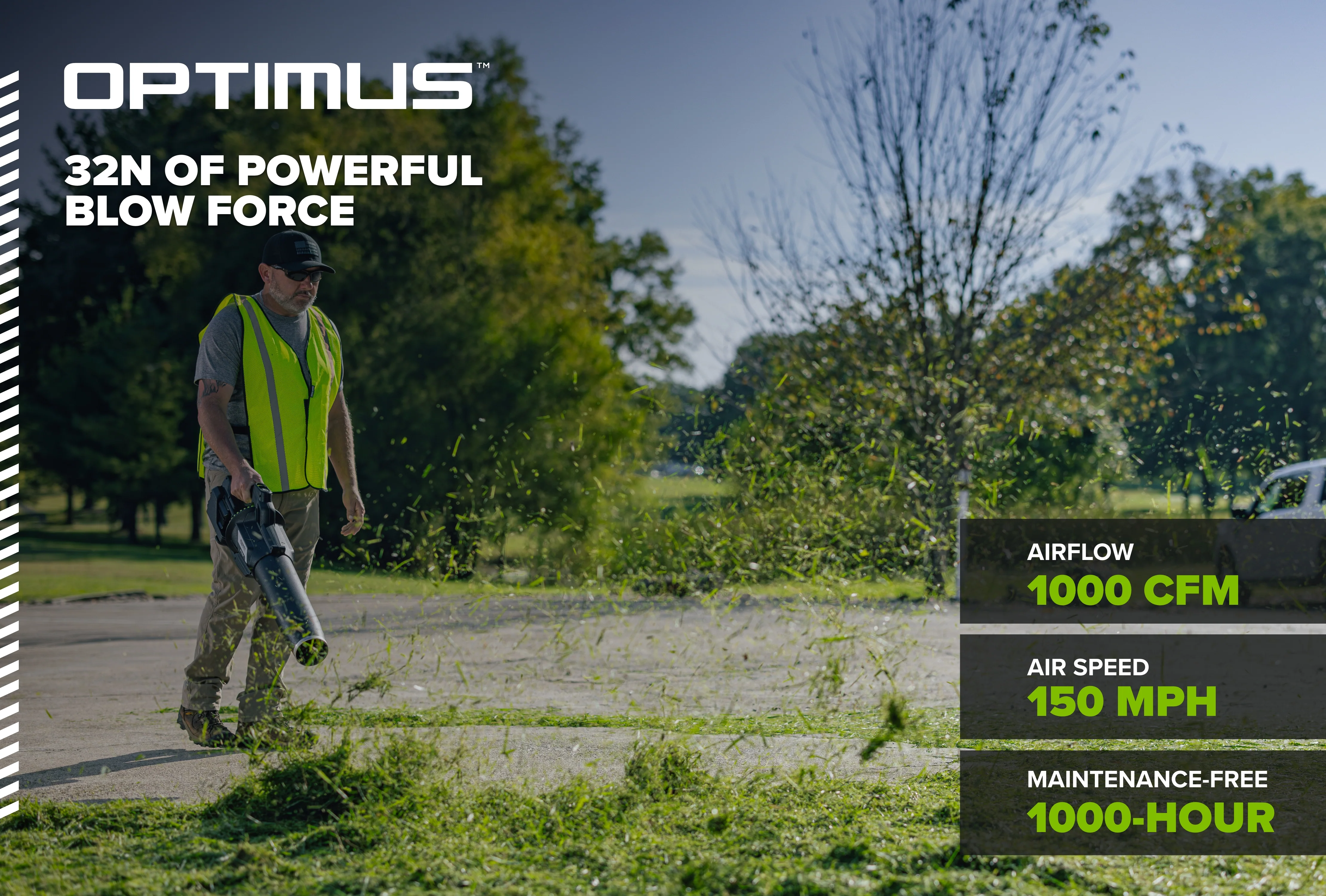 82V OPTIMUS 32N Handheld Blower | BH32X - Image 2