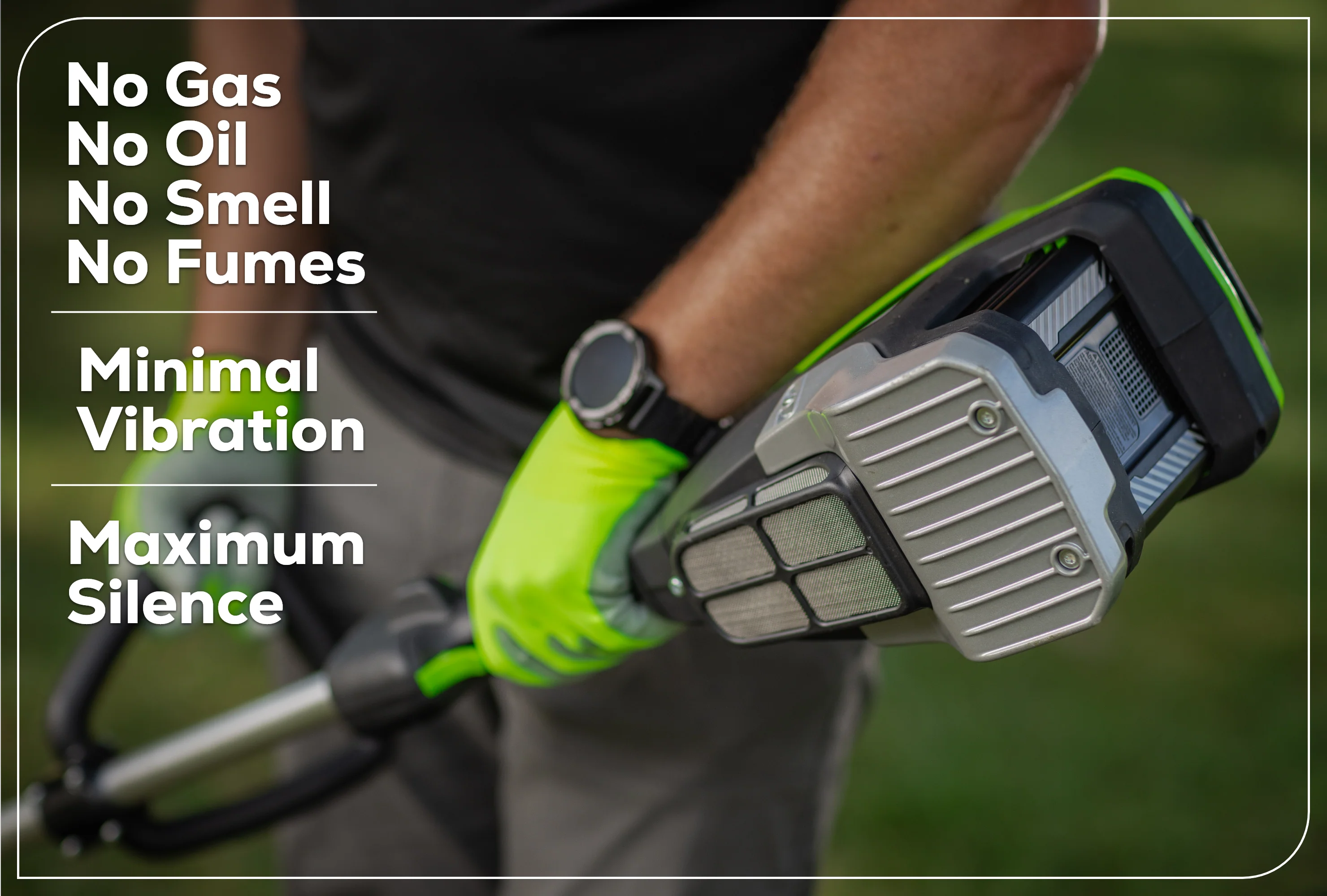 82V OPTIMUS 8" 1.6kW Straight Shaft Edger with CORE400 Batteries and Dual Port Charger | ES161-C4DP - Image 9
