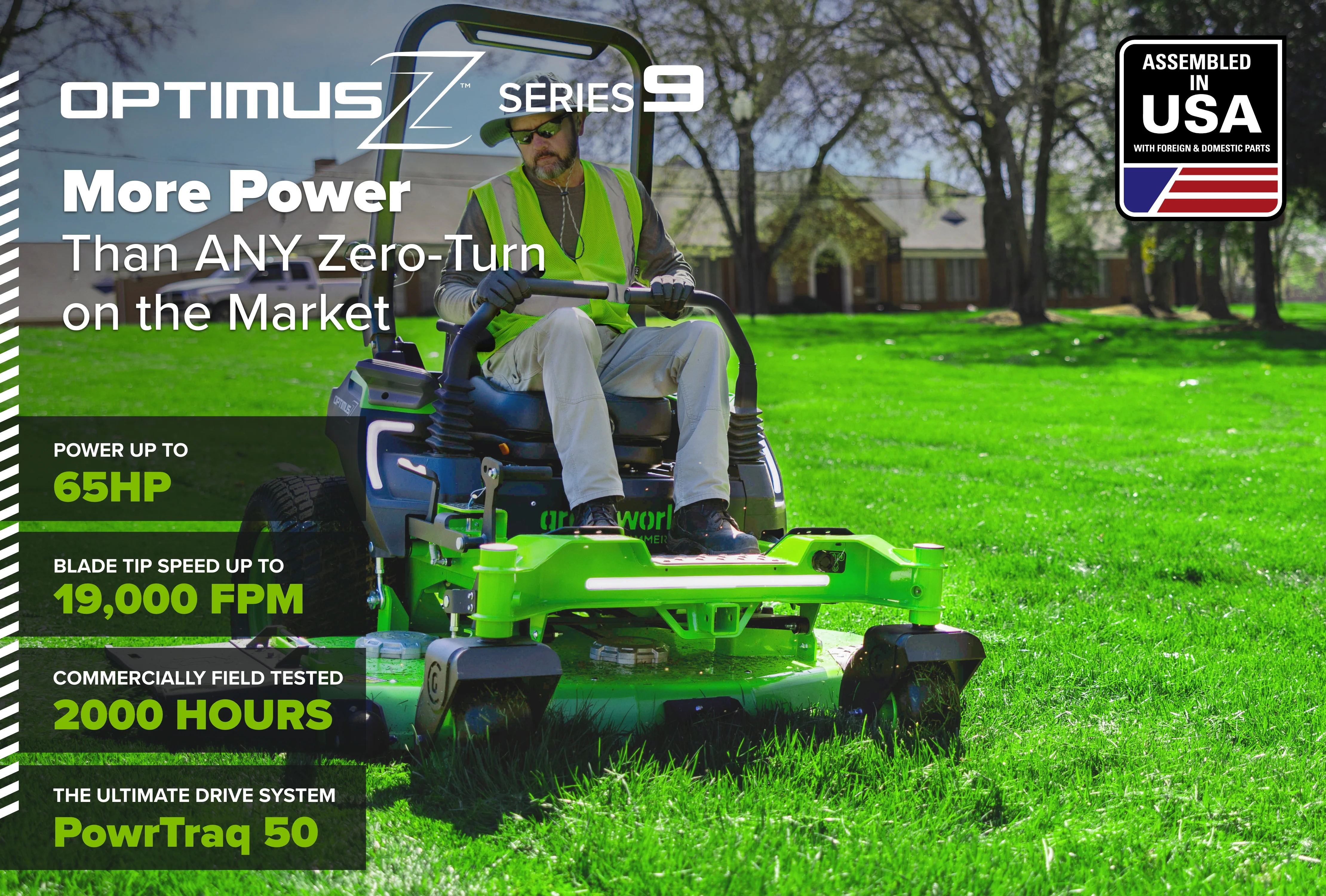 OptimusZ Series 9 48" Ride-on ZTR - 24 kWh | OZ948 - Image 2