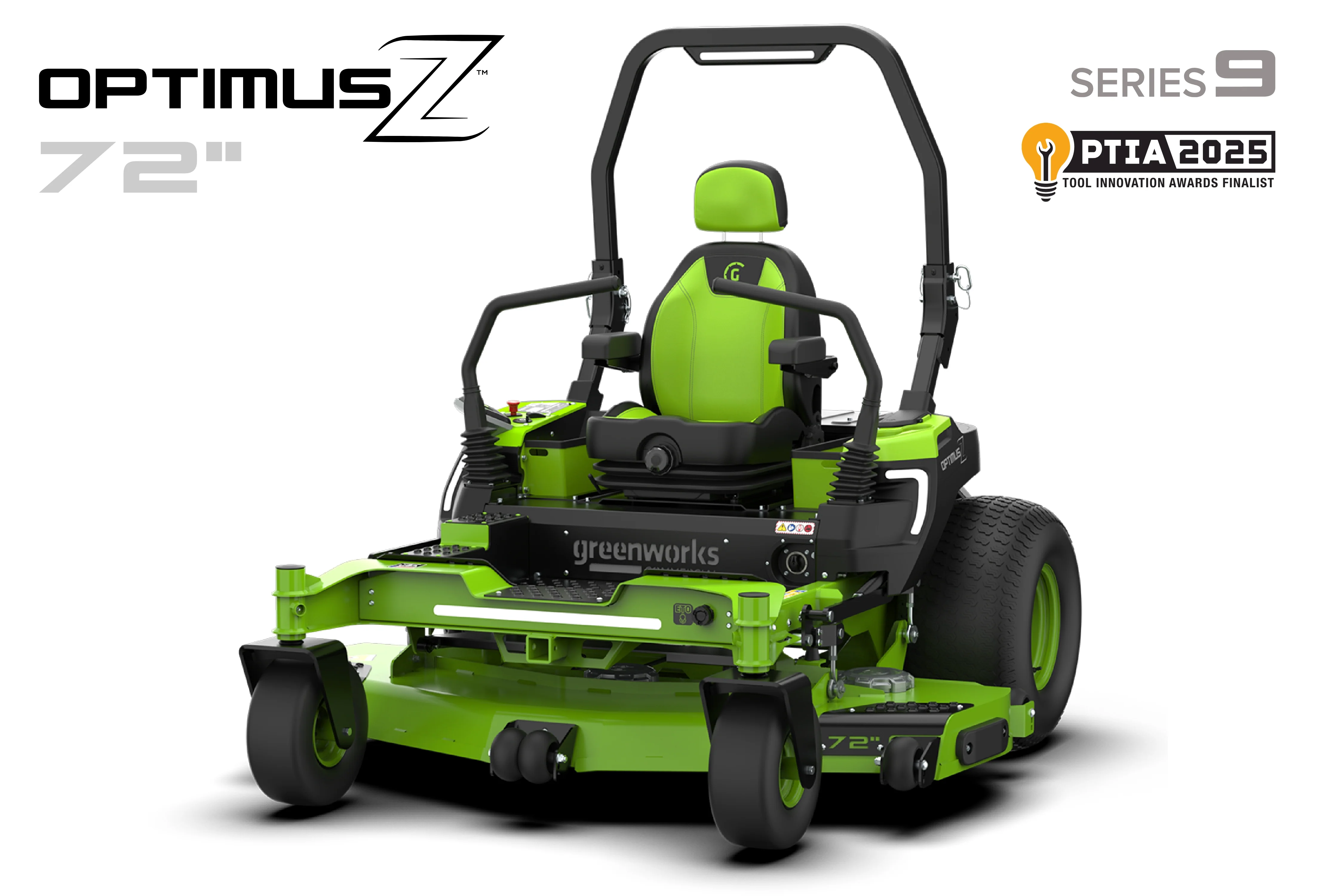 OPTIMUSZ Series 9 72" (Rear Discharge) Ride-on ZTR - 36 kWh | OZ972R