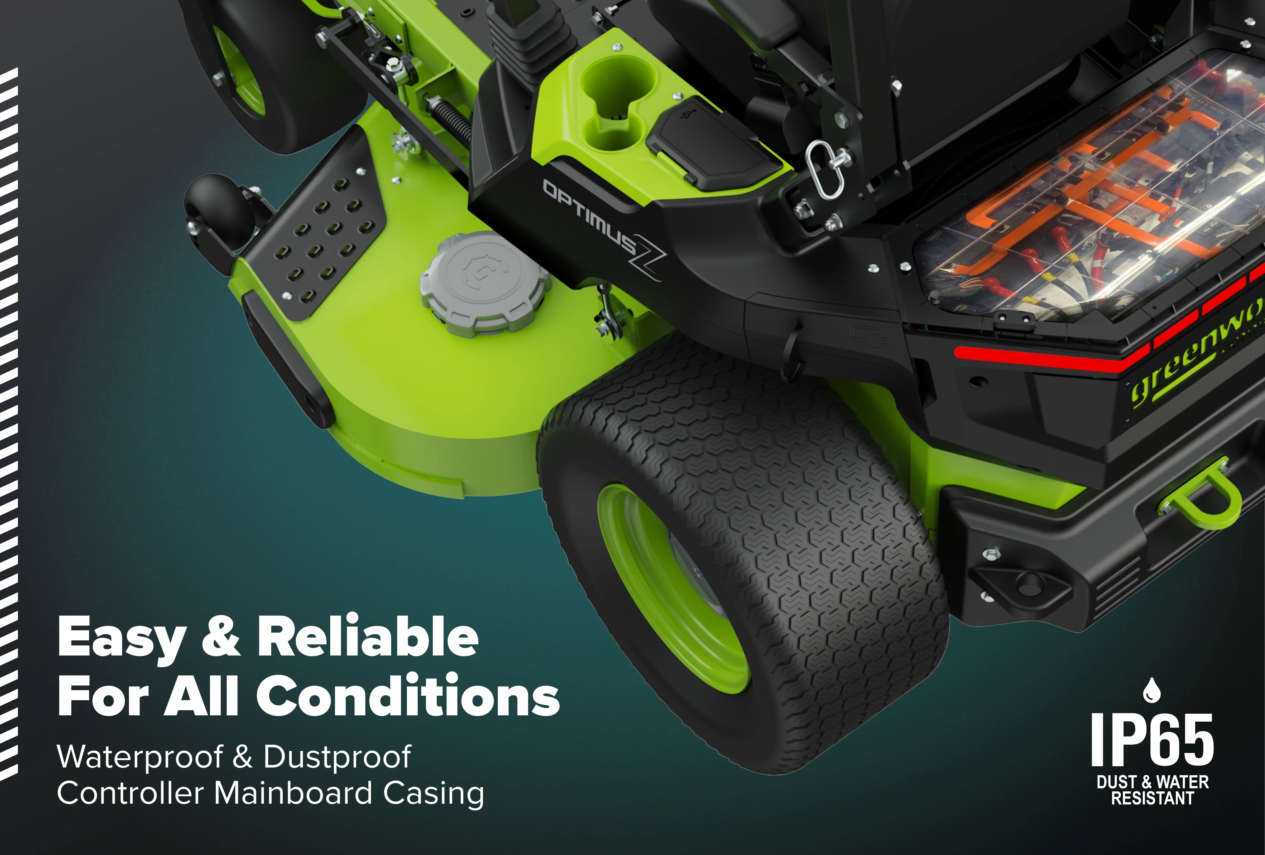 OPTIMUSZ Series 9 72" (Rear Discharge) Ride-on ZTR - 36 kWh | OZ972R - Image 19