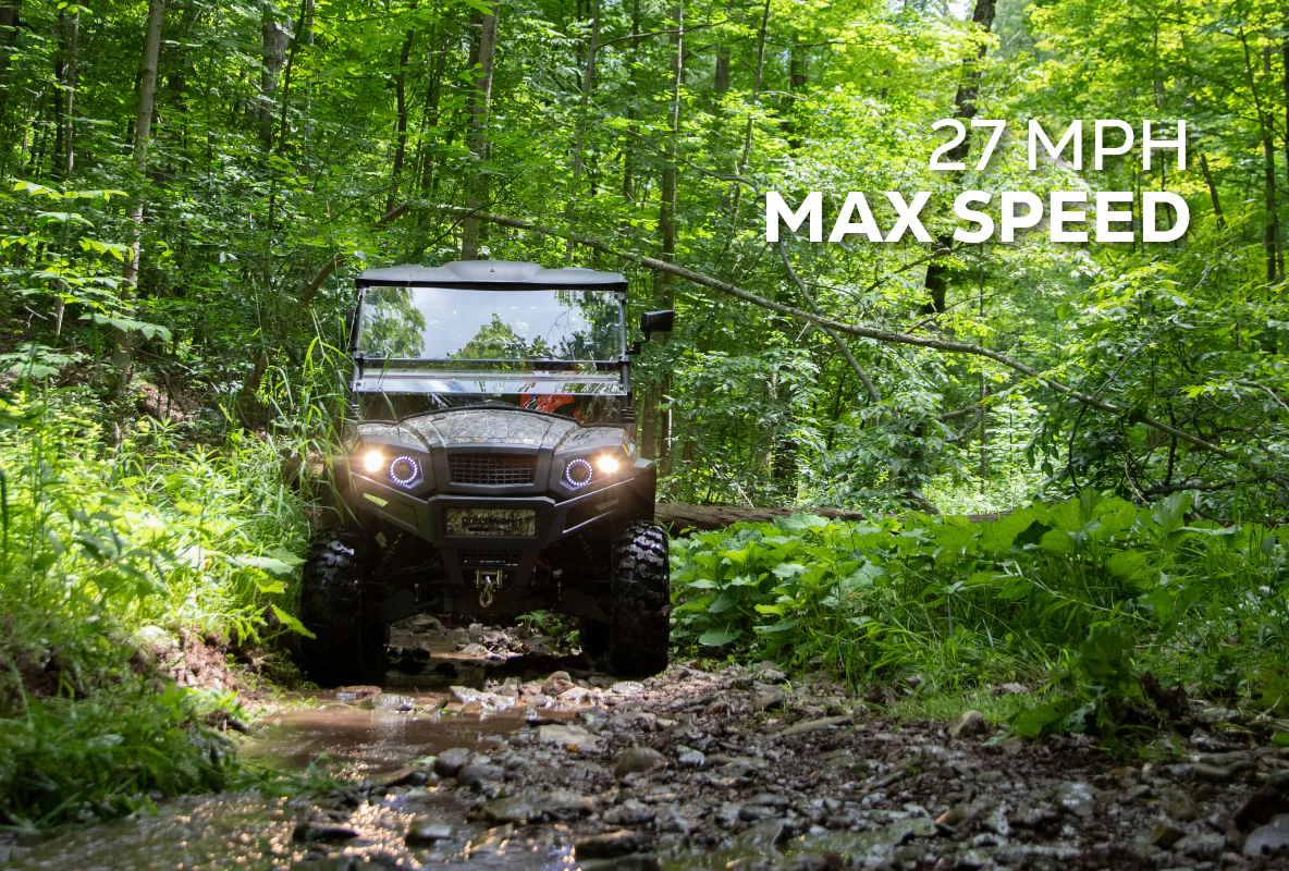 82V Utility Vehicle U500 Black | U500SB - Image 5
